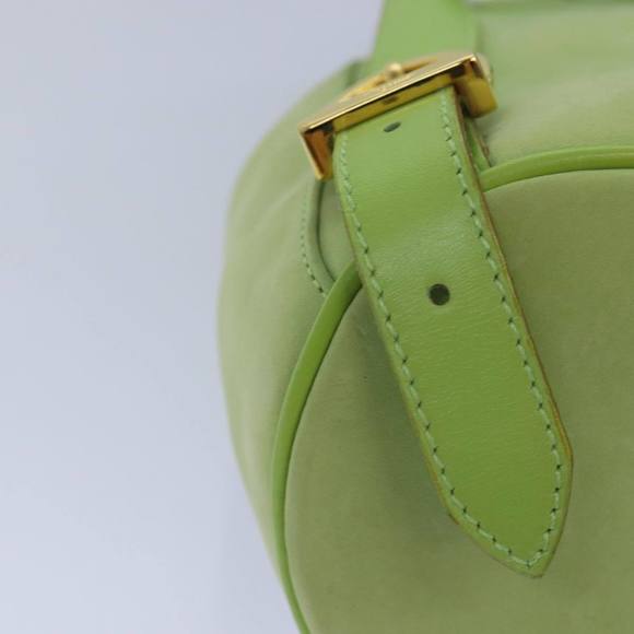 Salvatore Ferragamo Gancini Backpack Leather Green Auth yk14012 - Picture 16 of 16